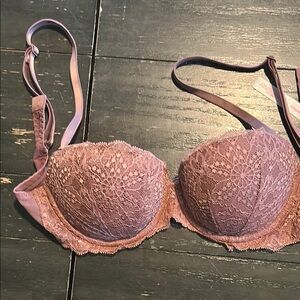 PINK Victoria's Secret Purple Lace Bra